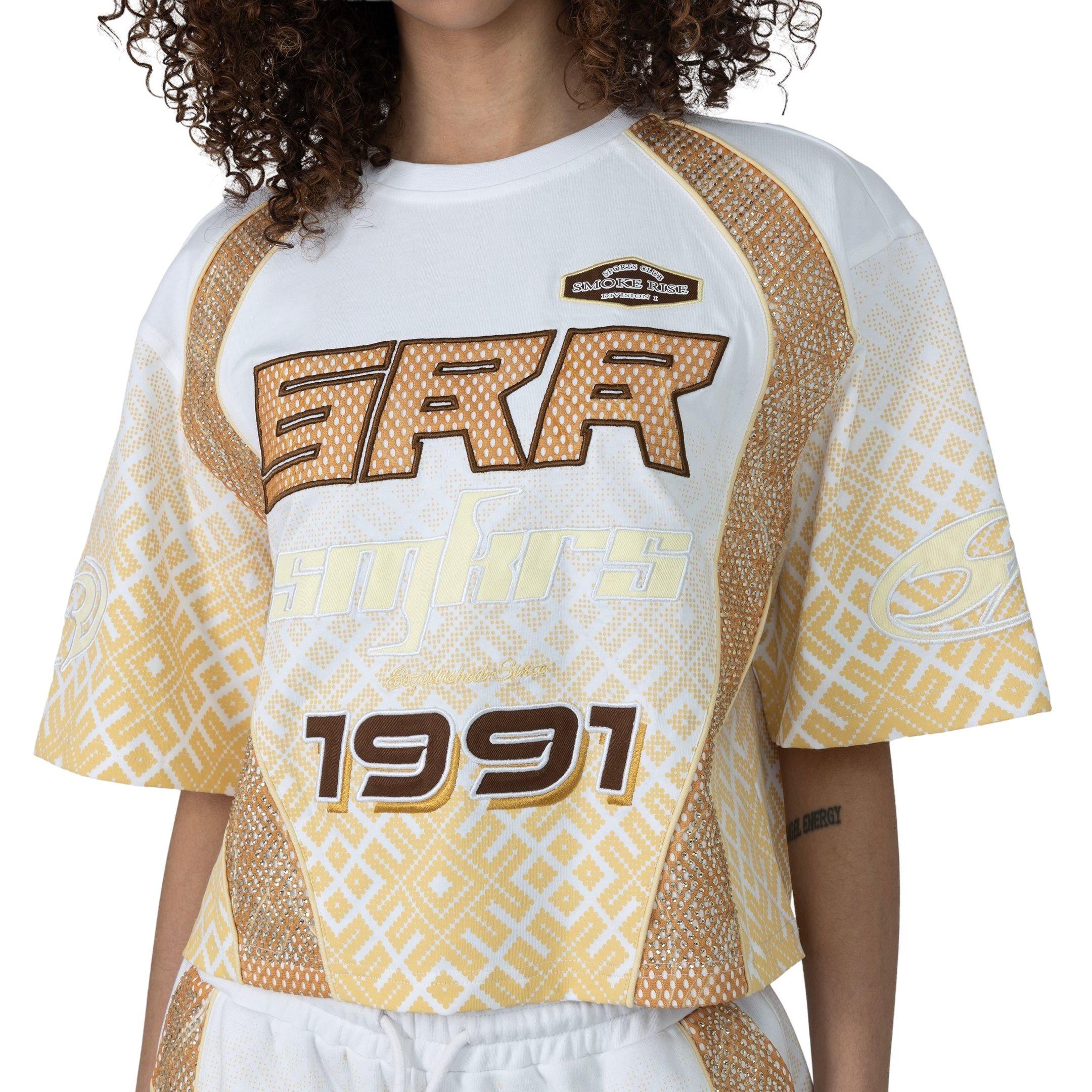 Smoke Rise Women's Gold Mesh Tee - GOLD